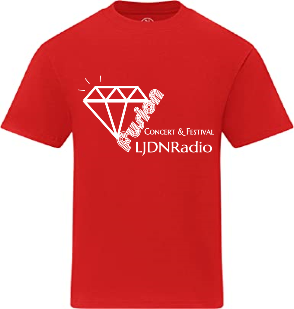 ljdnr fusion red tee white